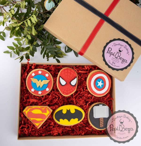 cookie box super heroes