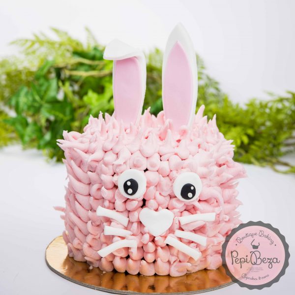 pink rabbit cake
