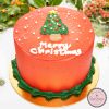 Merry Christmas Red Party Cake