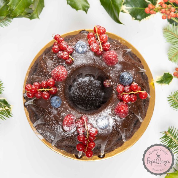 Chocolate Fudge Cake Christmas edition