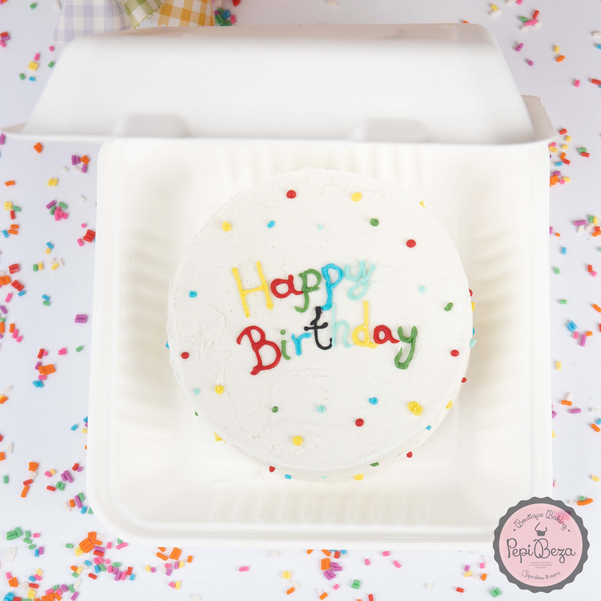 Bento Cake Happy Birthday Colorful