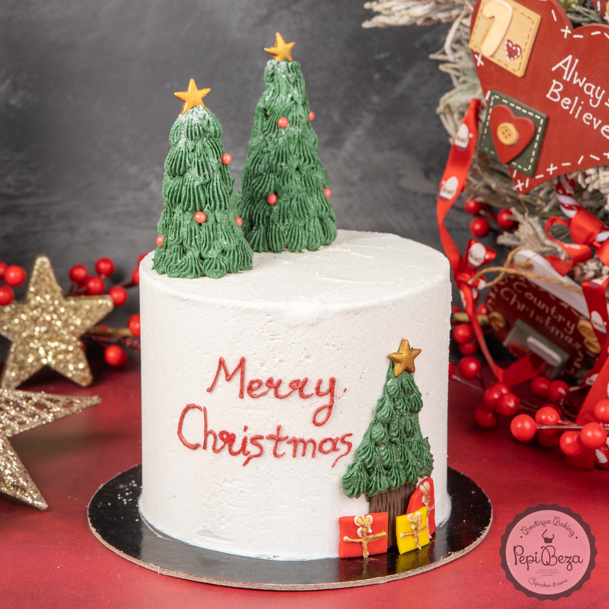 Christmas Tree Party Cake