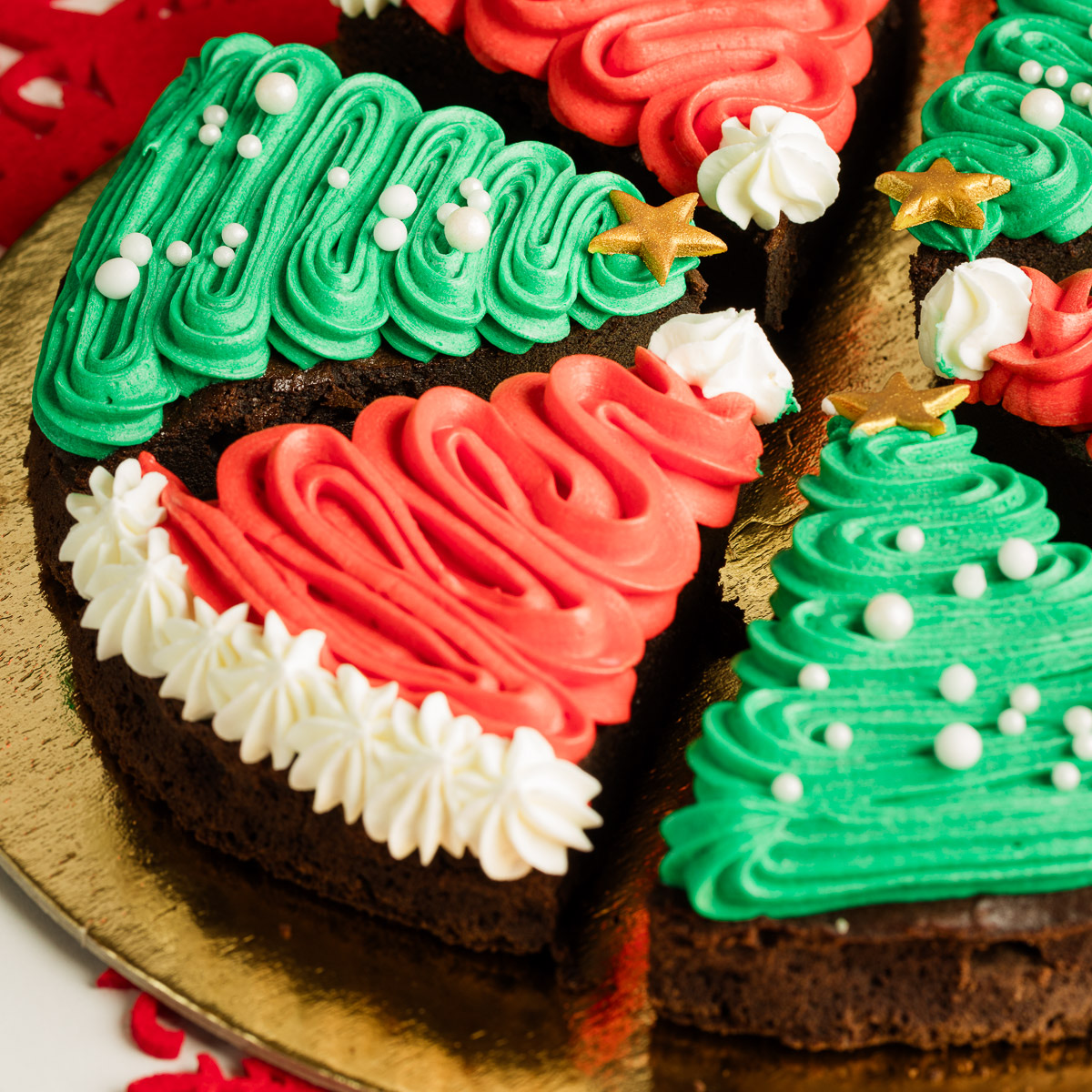 Σουφλέ σοκολάτας Red – Green Christmas