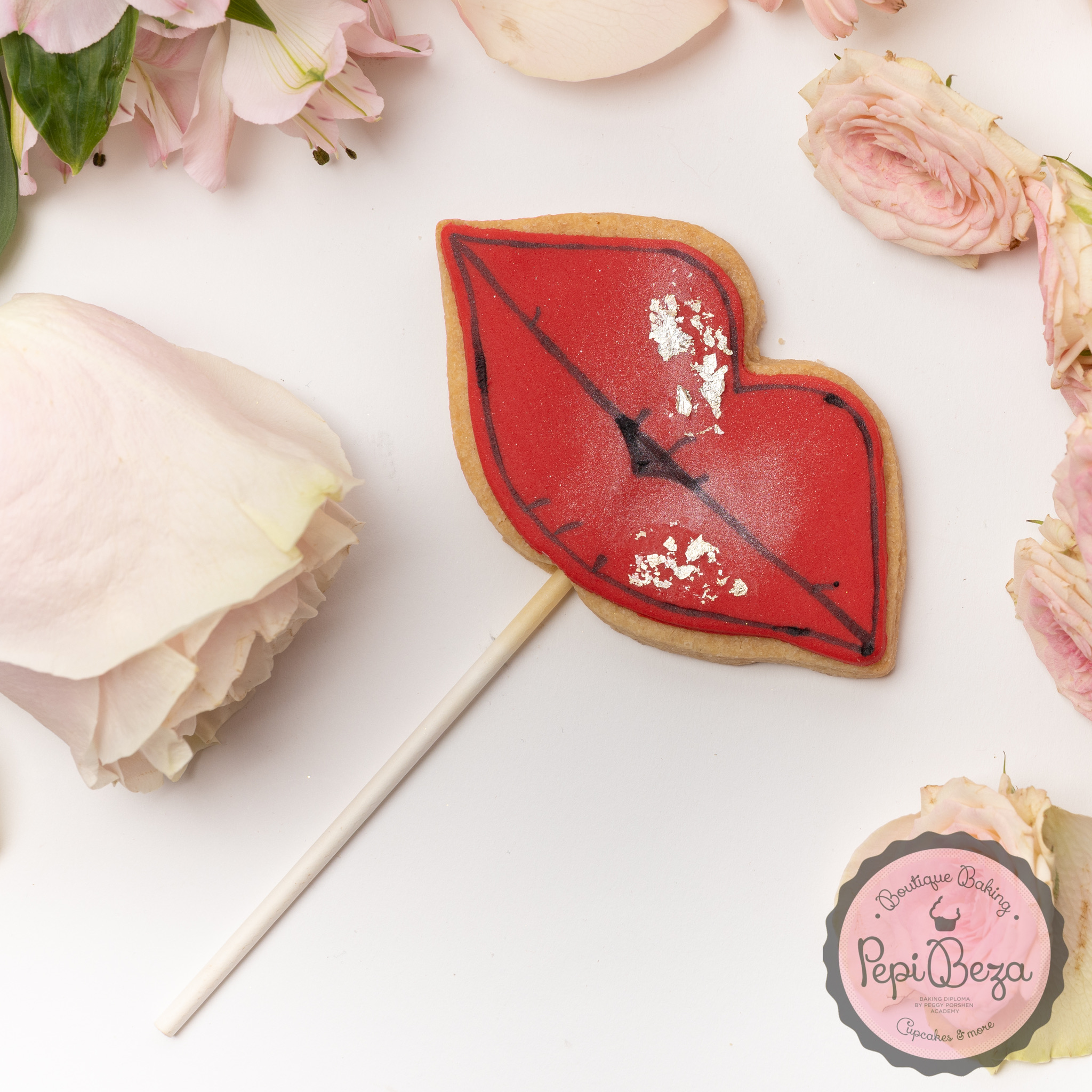 Lollipop Love Kiss Cookie