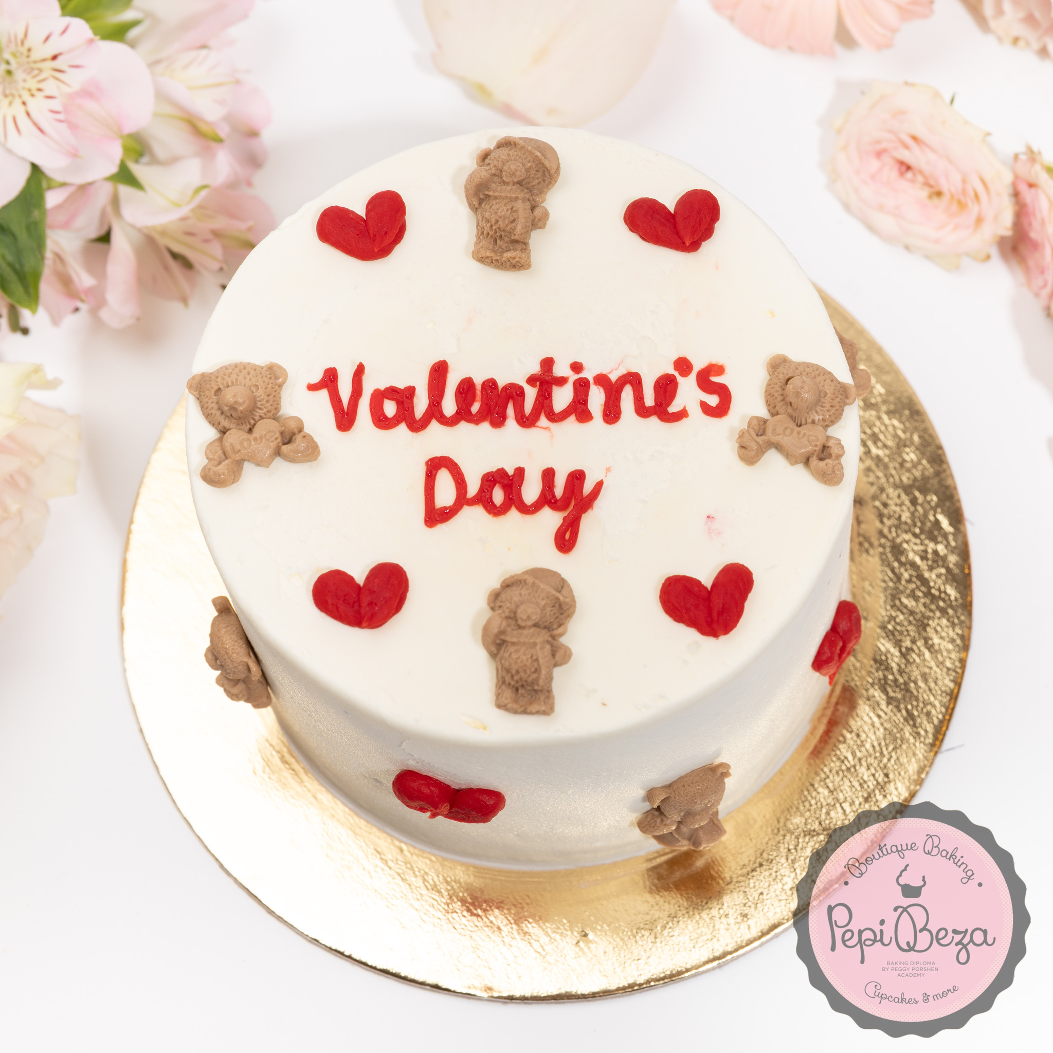 Valentine Bears Love Party Cake